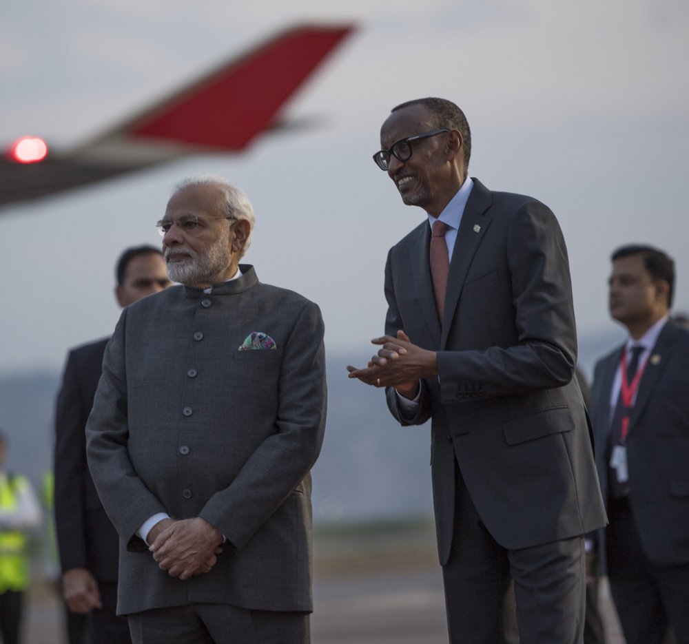 kagame says that the Re-election of Modi will increase on the partnership of both country