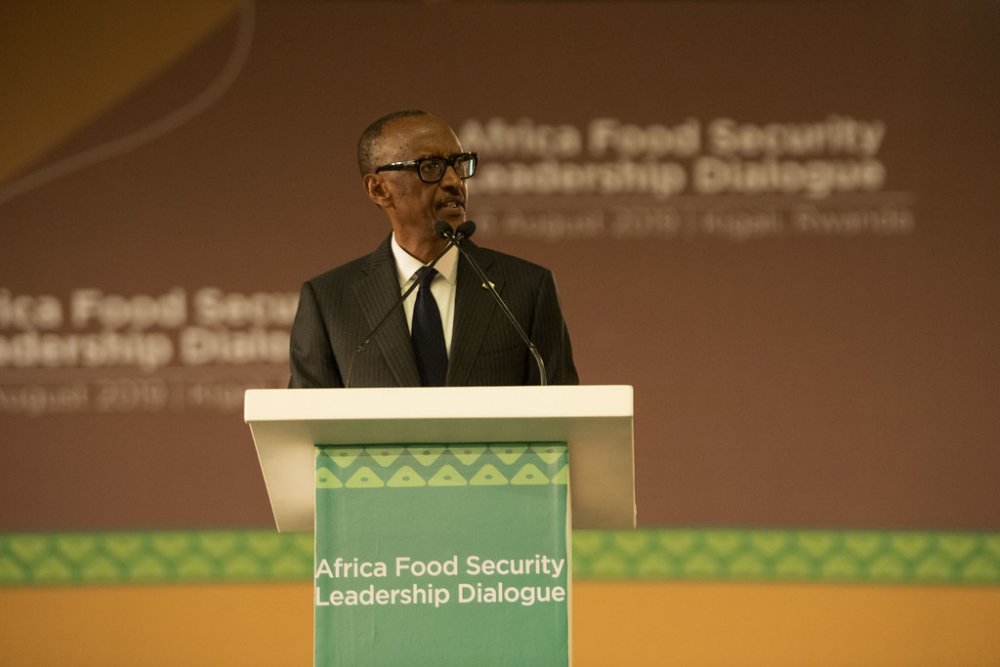 "Improving the enabling environment for agriculture is something we can fully control,” Kagame said