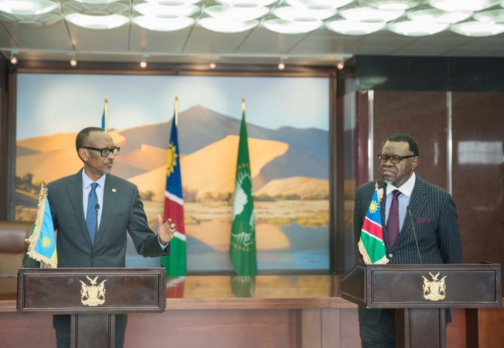 Kagame made the comment in a press conference that followed a tête-à-tête meeting with his counterpart of Namibia, Hage Gottfried Geingob.