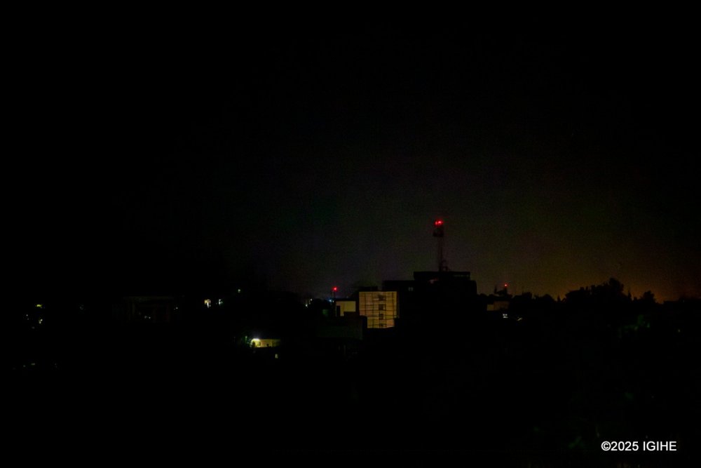 Goma experienced power blackout in the night of Friday, January 24, 2025.