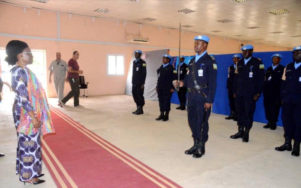 The medal parade presided over by the Deputy Joint-Special Representative (DJSR) to UNAMID, Anita Ghebo was held at the mission headquarters.