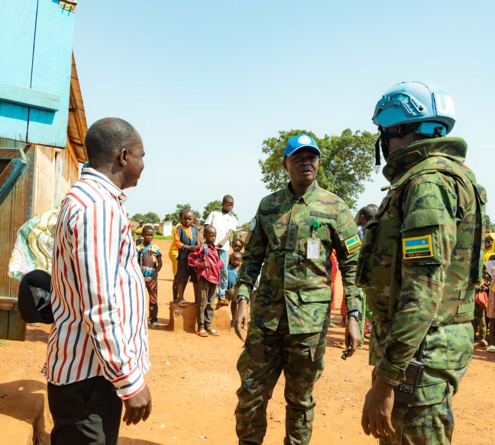 The leader of Yandumo II Village, René Maradounguo thanked Rwandan contingents for their continued support.