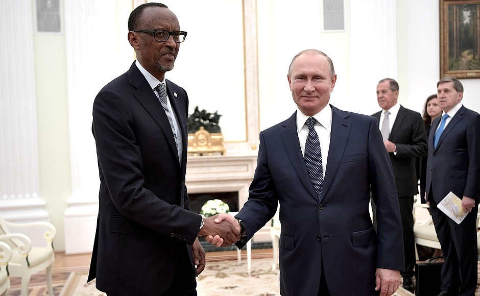 Rwanda, Russia relations deeply roots on trainings, education, military cooperation, health sector and politics.