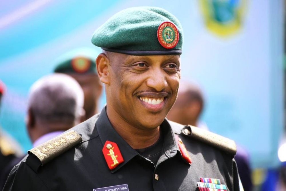Gen Maj Jean Bosco Kazura was promotedto the rank of General and was  appointed CDS