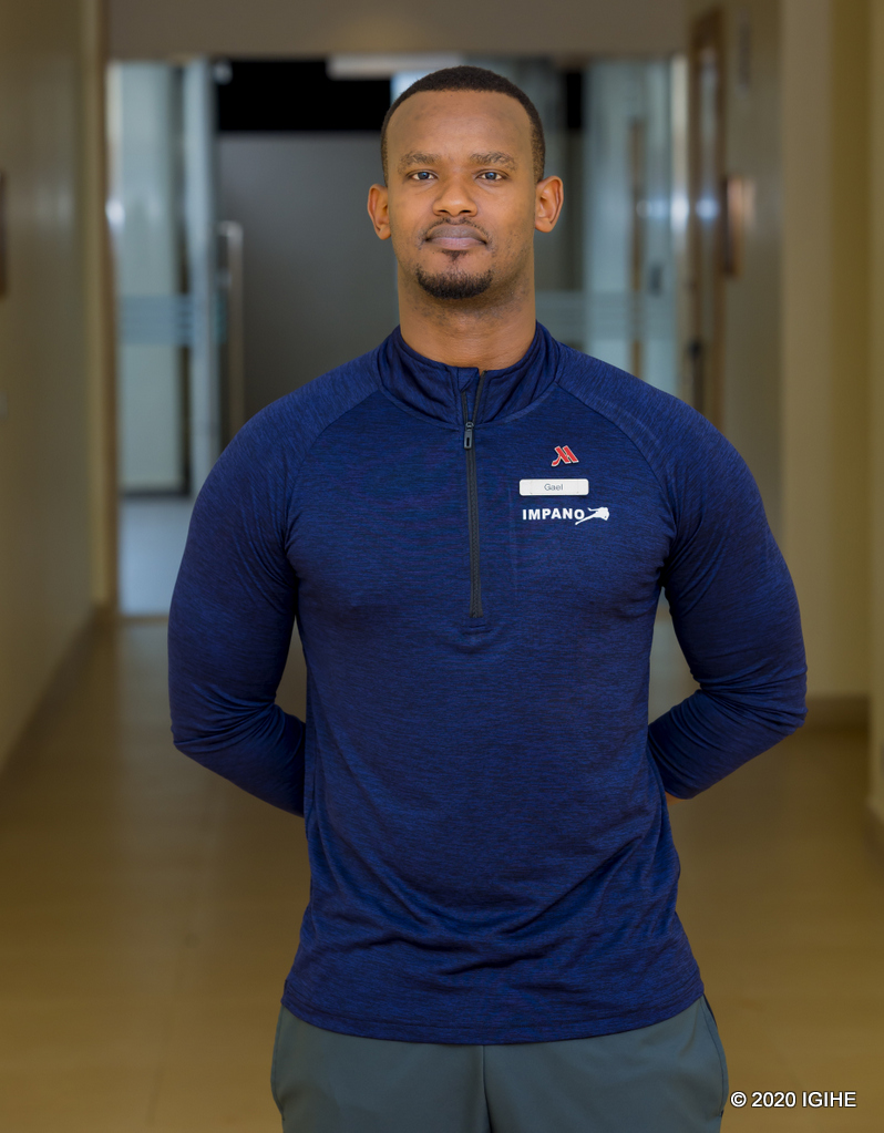Girumugisha Gael grew up with ambitions of becoming a professional footballer.