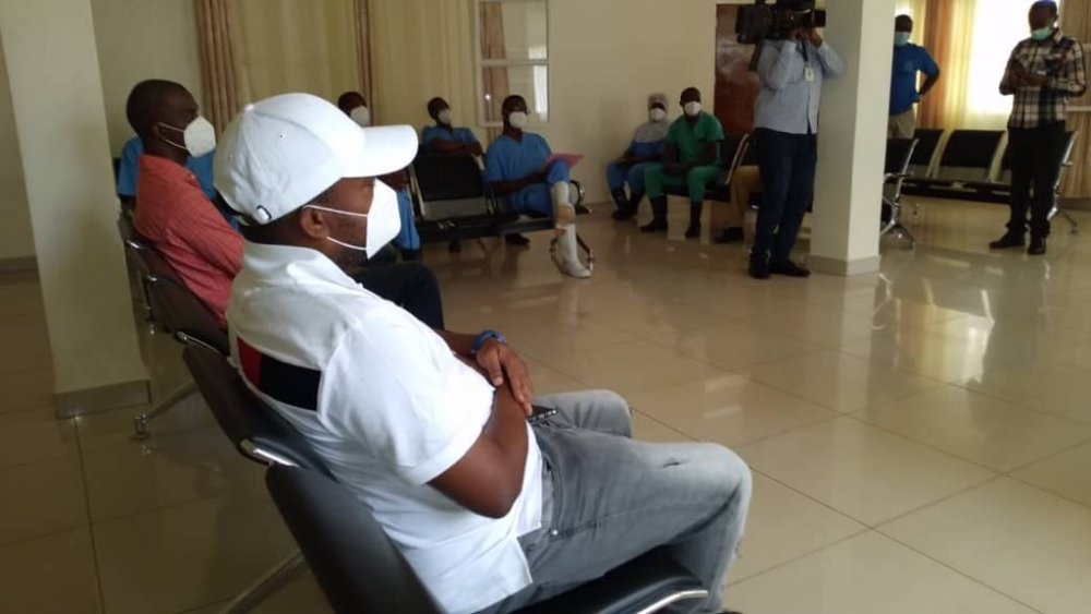Four patients of COVID-19 caused by coronavirus, including three Rwandan and one Burundian have this Sunday been discharged from Kanyinya Health Center