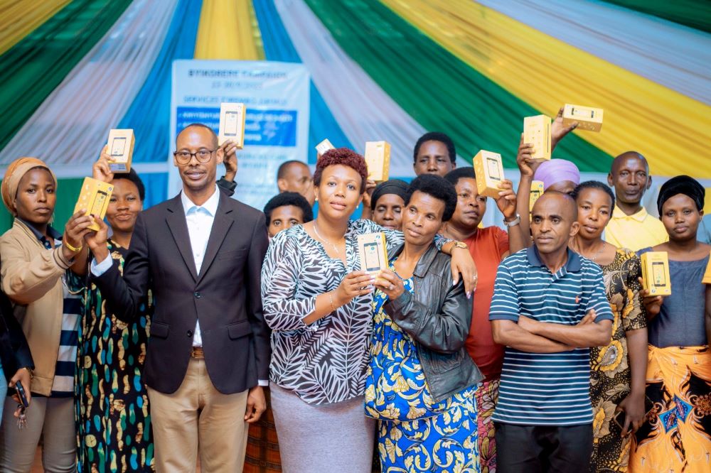 This distribution is expected to enable these leaders to assist residents in accessing Irembo services directly, eliminating the need for lengthy travel to find Irembo agents.