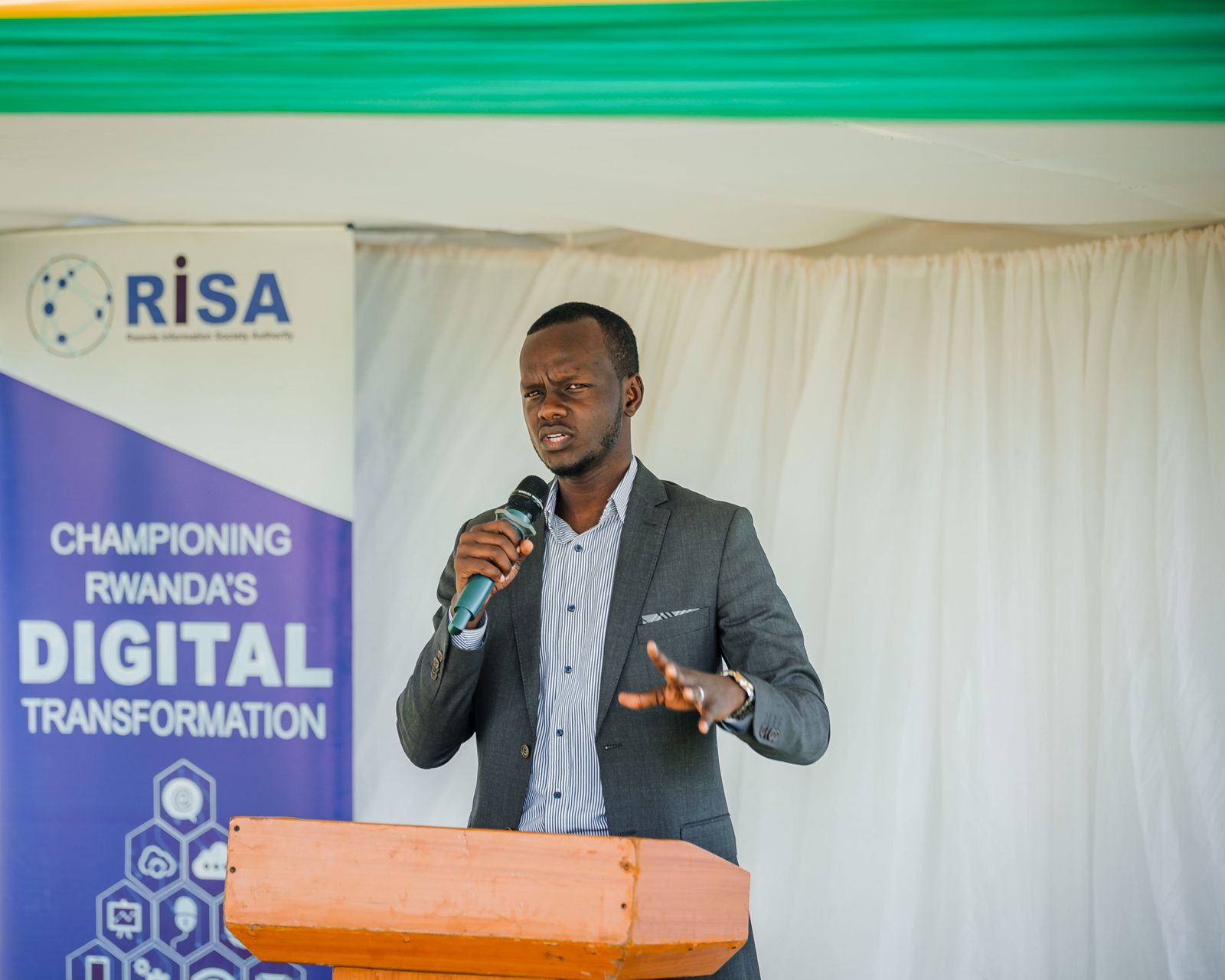 Innocent Asiimwe Mudenge, Chief Operations and Strategy Officer at RISA.