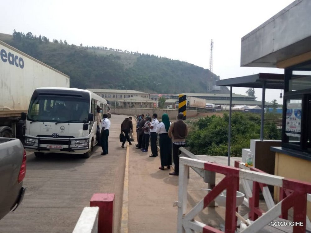They were taken to the Kagitumba border in a Coaster vehicle, accompanied by Ugandan police and staff from the country's immigration office.