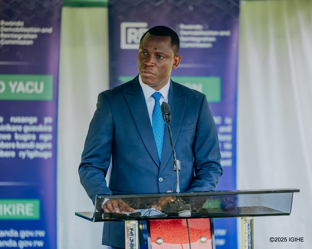 Minister Habimana also encouraged these individuals to leave behind the time spent in the forests of the DRC and embark on a new journey of self-improvement.