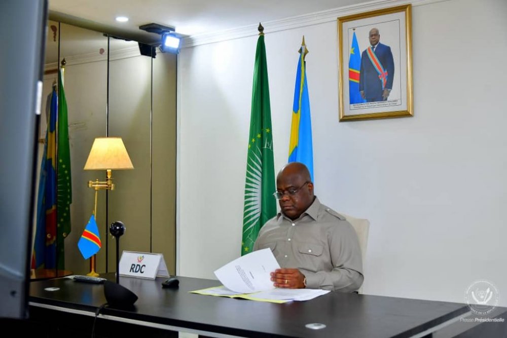 The virtual Summit of Heads of State held via video-conference which was hosted by President Félix Tshisekedi of the DRC