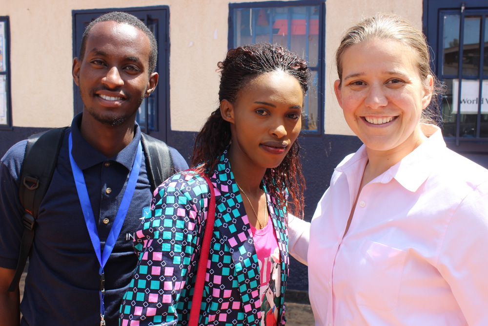 Some graduated Entrepreneurs with Inkomoko's Julienne Oyler