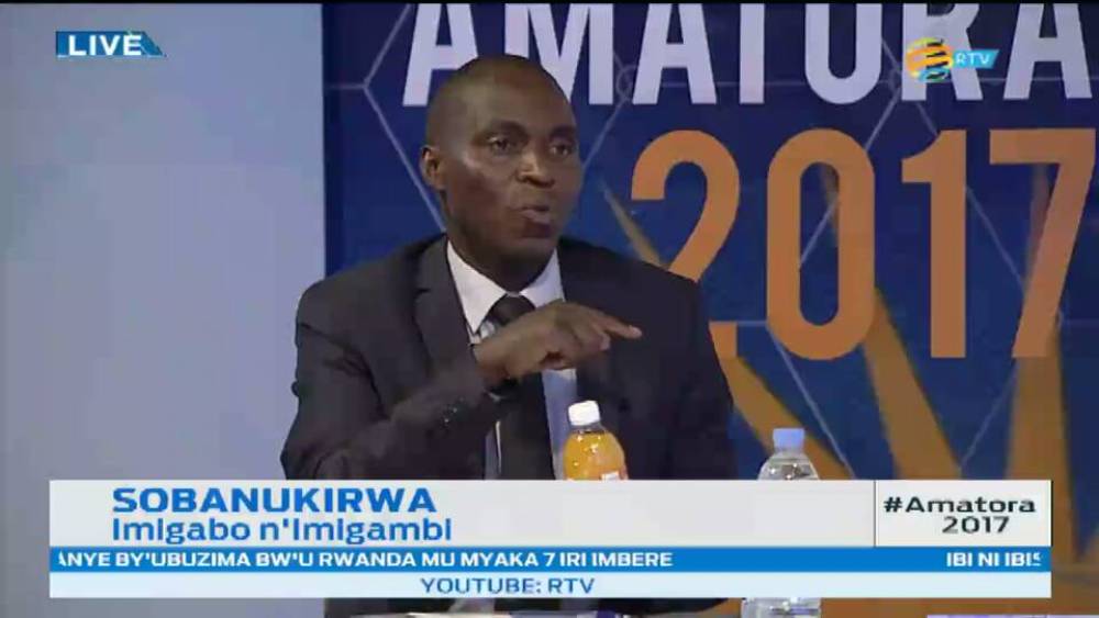 Broadcast journalist, Cleophas Barore was leading the session