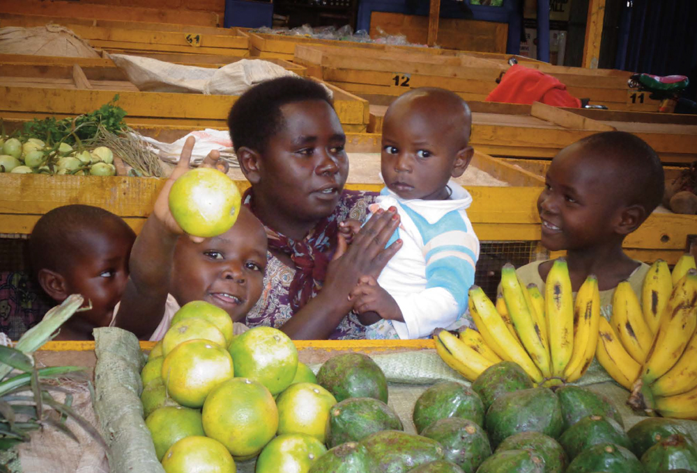 “At first I was taking a different picture, but this little boy caught my eye. He told me he loves coming to the market to help his mother sell fruit. He even tried to sell me an orange! My wish is for all children to grow up like him: with loving families and an entrepreneurial spirit.” Gloria Uwera (17)