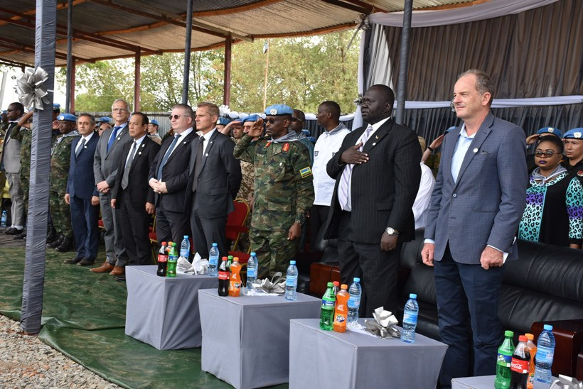 Rwanda peacekeepers in the United Nations Mission in South Sudan ( UNMISS) and Rwandan Community in South Sudan were joined by the United Nations Officials and other friends to mark the 24th commemoration of the 1994 Genocide against the Tutsi. 