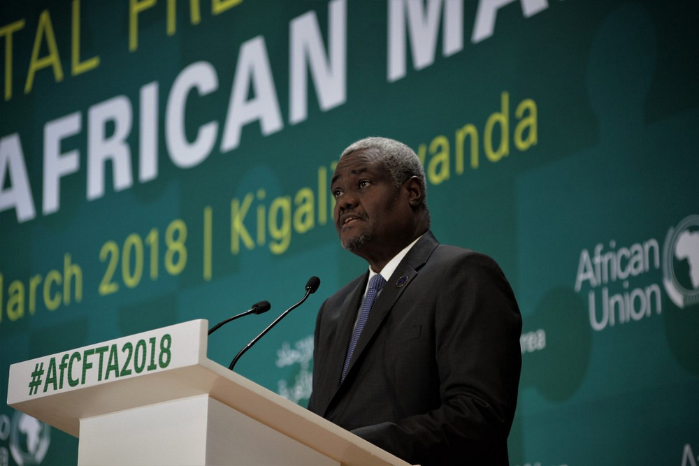African Union Commission Chairperson Moussa Faki Mahamat, has called upon the Head of states to support the Continental Free Trade Area with one voice