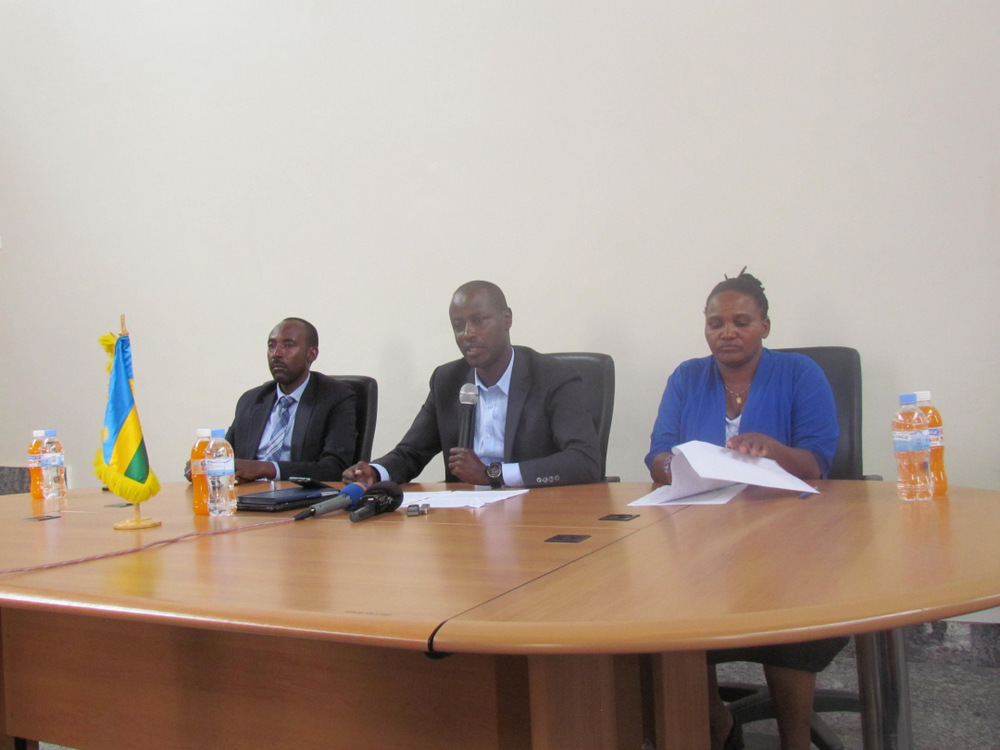 Mayor George Mupenzi during a media briefing about the resignation of teachers last Thursday