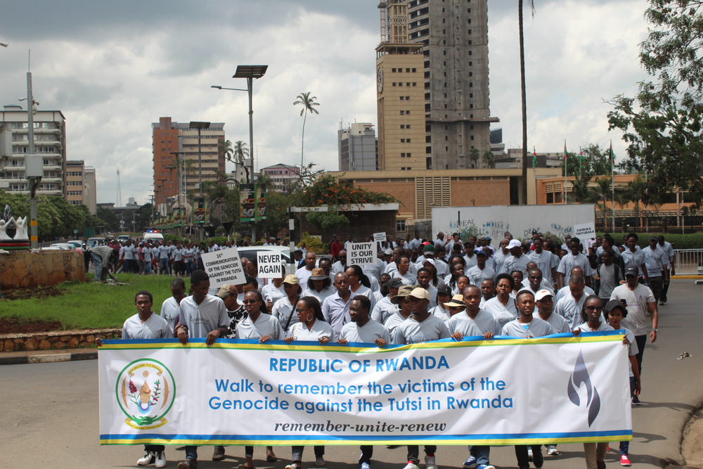 Rwandans in Nigeria commemorated Genocide through a Walk to remember procession