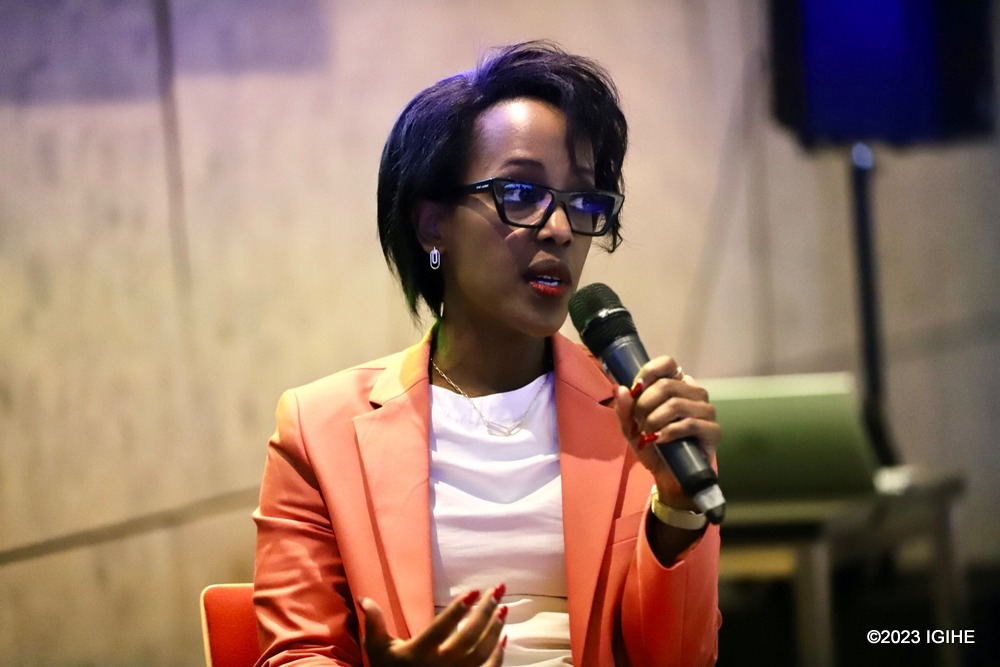 Coco Rulinda hailed Rwanda's achievements in women empowerment. 