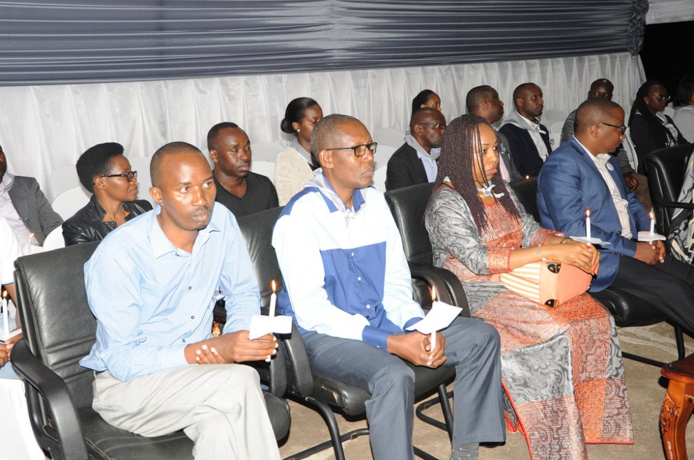 Mourners at the event
