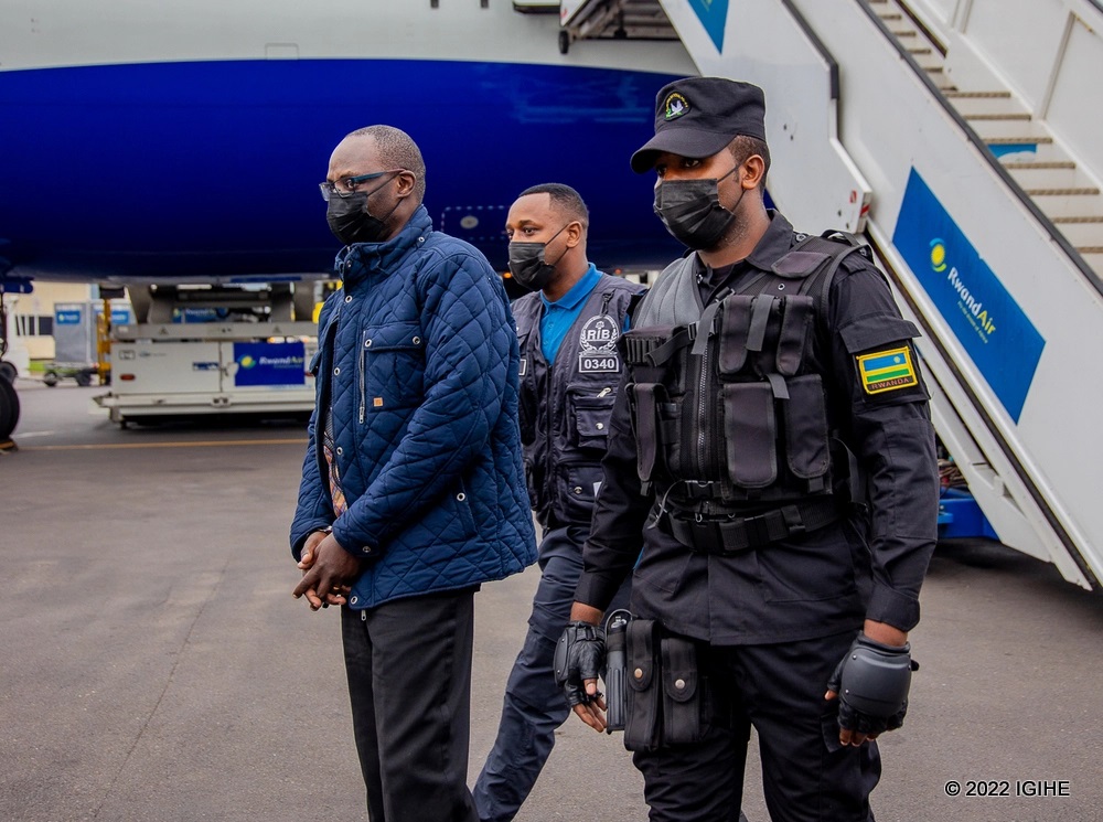 Mico was informed about alleged crimes as he arrived in Rwanda.  