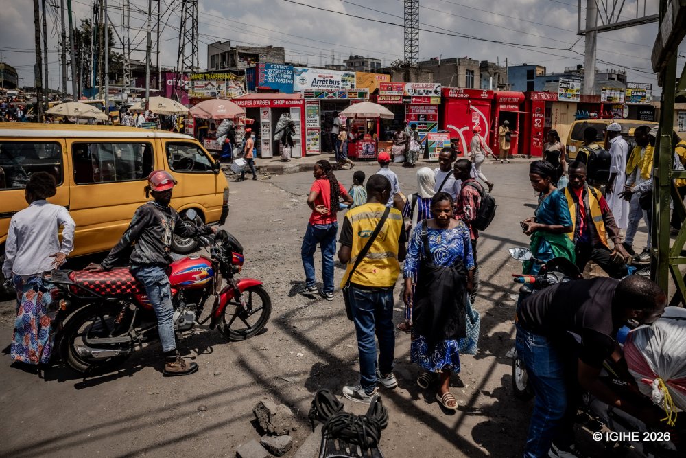 Daily work in Goma starts early and continues until dusk.