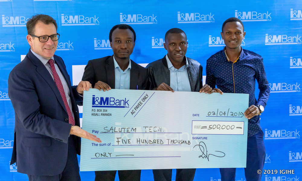 I&M Bank Rwanda has awarded three excellent small projects selected through its social media campaign dubbed #IMPushToStart held in March 2019