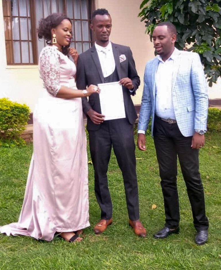 Iragire Saidi has officially wedded Umubyeyi Dinha, the ceremony was also attended by Rayon Sports,Munyakazi Sadate
