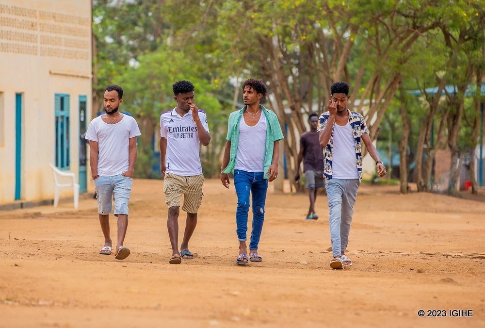 Some of refugees from Libya accommodated in Gashora. 