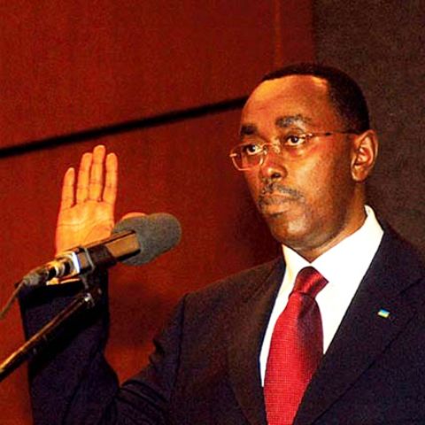Senate President Bernard Makuza