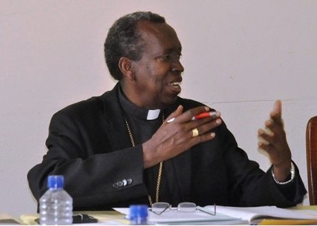 The bishop of Kabgayi diocese, Monsignor Mbonyintege Smaragde