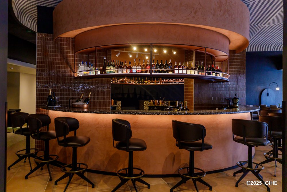 A bar at Mövenpick Hotel Kigali.