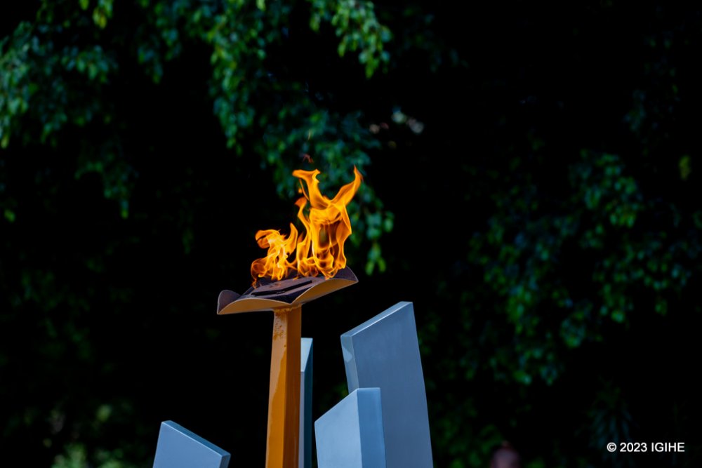 The flame of hope lit today will last for 100 days.
