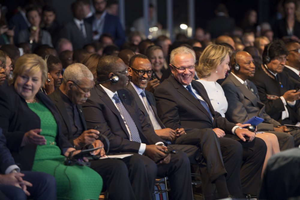 President Paul Kagame with other dignitaries attending EDD.