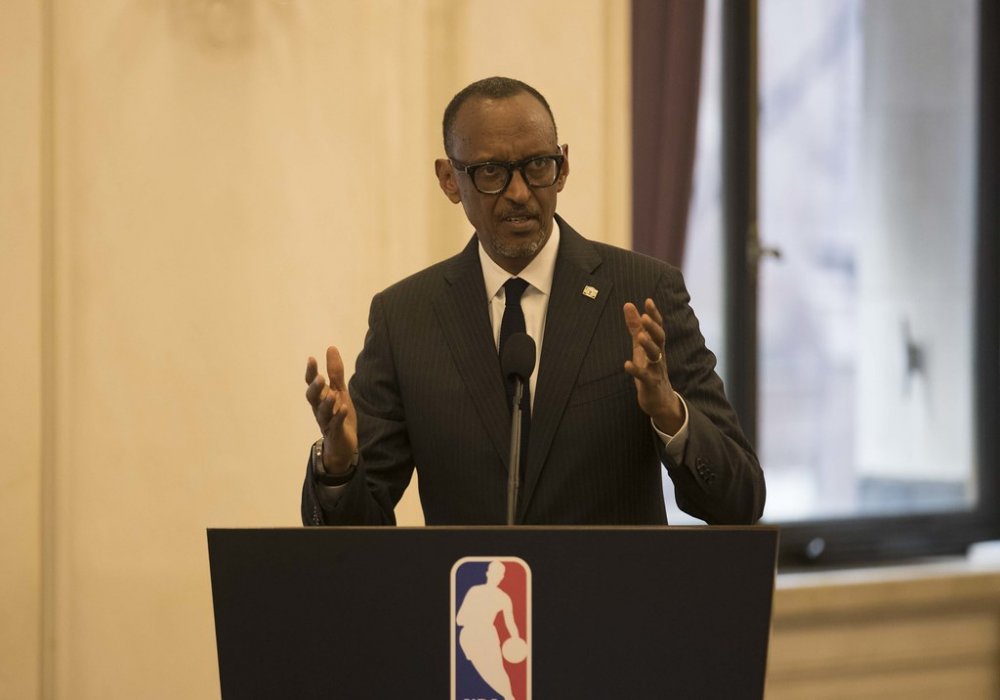 Kagame told participants that Kigali Arena was completed in Rwanda to create opportunities for those who are coming up and have the potential.