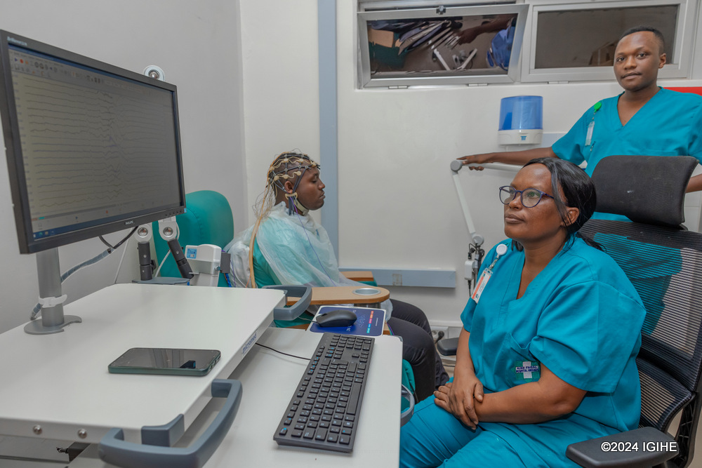 These are some of the latest machines brought to Rwanda, enabling doctors to examine patients' brain issues more effectively.