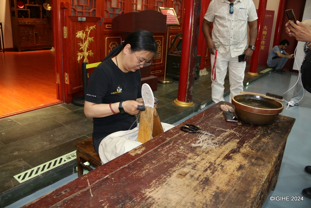 A visit to the store and museum gives a glimpse into Chinese traditional shoe making process.