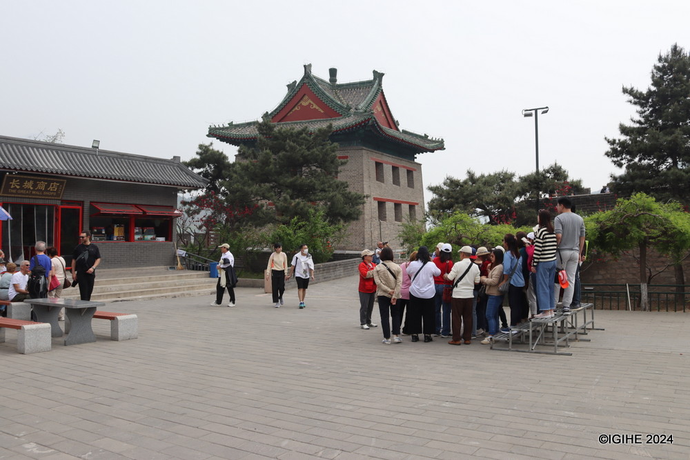 The Juyongguan Pass has exhibition areas where visitors learn about history of the Great Wall.