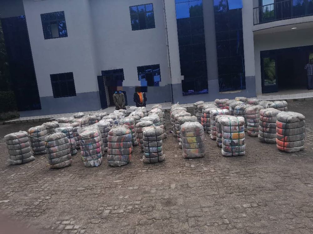 The bales were recovered l in a house located in Gisenyi sector, Kivumu cell.