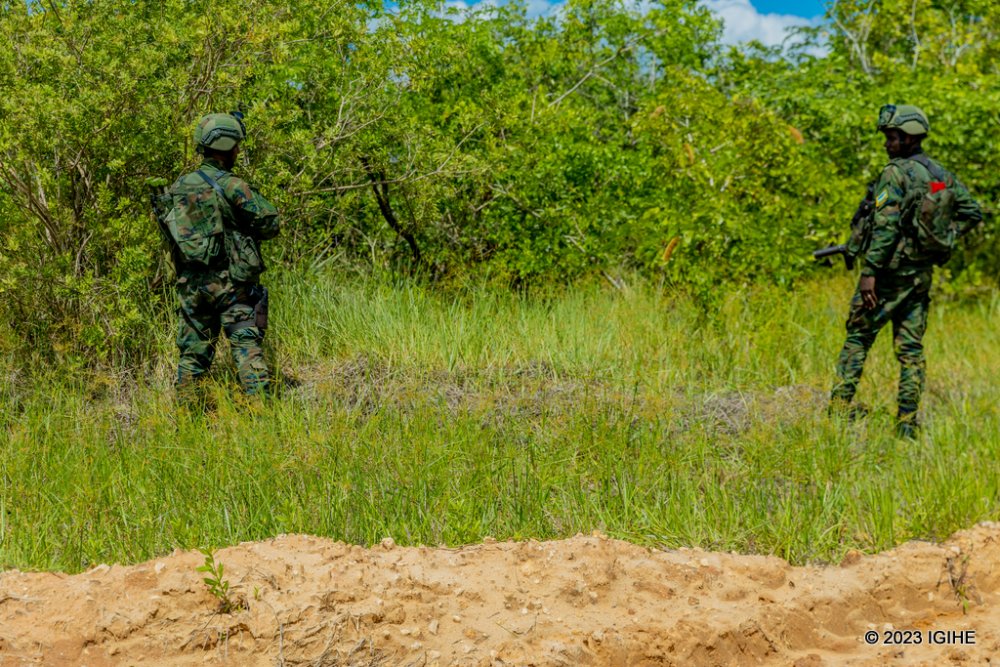 Rwandan security forces restored security in areas under their control. 