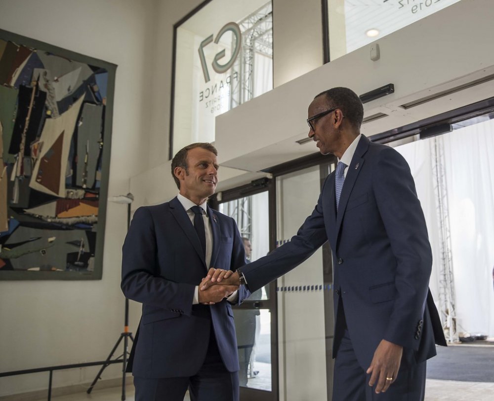 During his stay in France, Kagame also met with President Emmanuel Macron.