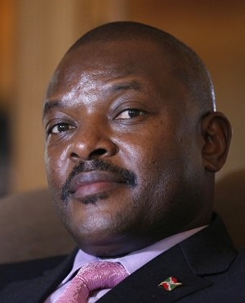 Burundian President Pierre Nkurunziza