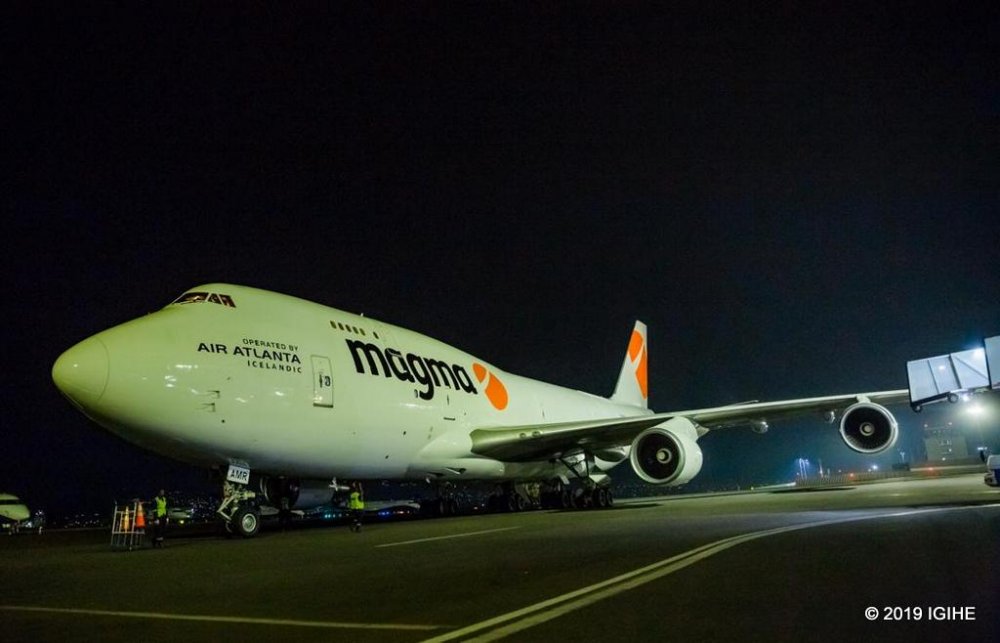 The rhinos arrived in Rwanda today around 3am after 6000 km flight that started on Saturday from Europe to Rwanda. 