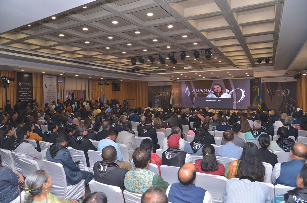 Representatives of 110 countries attended the evening of remembrance.