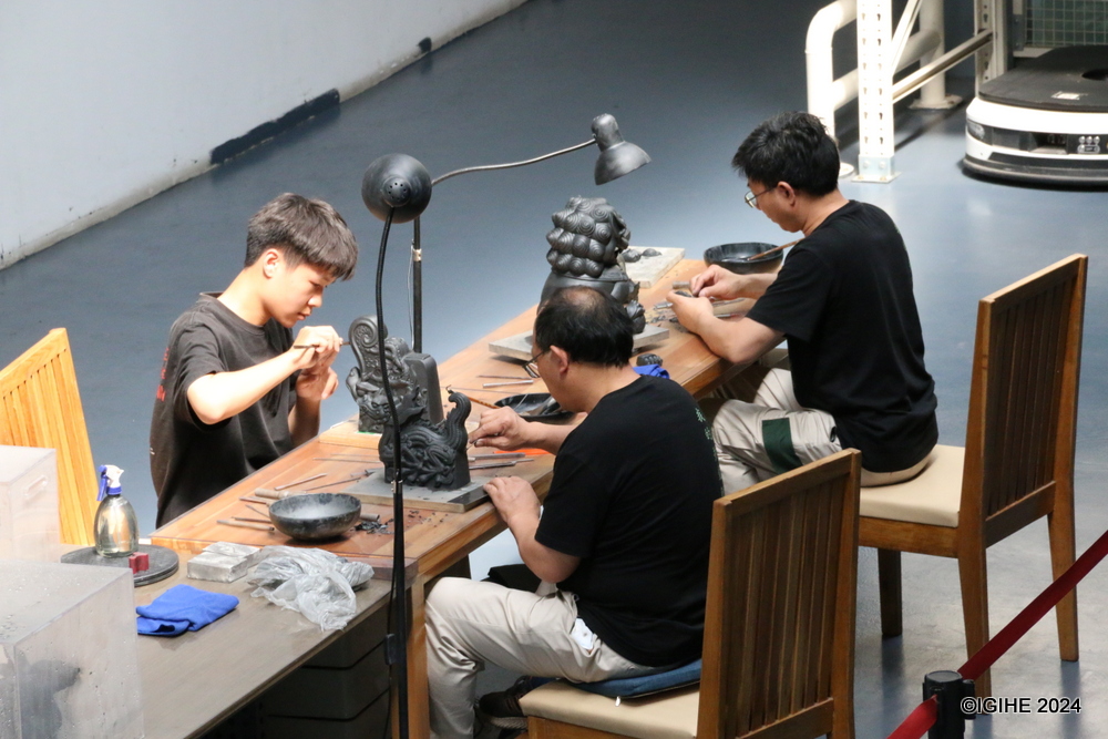 A visit to the Jinyu Colored-glaze Cultural and Creative Industrial Park gives a glimpse into China's efforts to promote intangible heritage.  