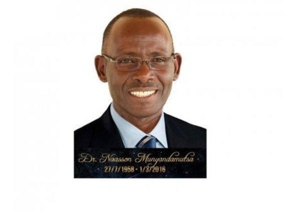 Late  Dr Naason Munyandamutsa 