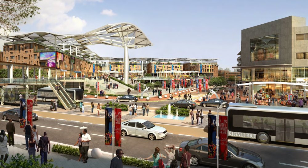 The Kimironko hub will feature a modern market and bus terminal.