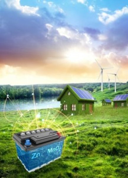 PNNL's improved aqueous zinc-manganese oxide battery offers a cost-effective, environmentally friendly alternative for storing renewable energy and supporting the power grid.