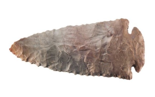 Stone arrow head (stock image). Bone technology was a central element to the Kuumbi Cave's inhabitants over 13,000 years ago, new research indicates.