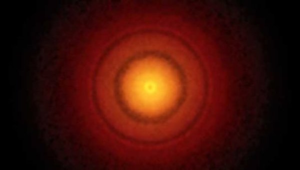 Planetary disk around the star known as TW Hydrae.